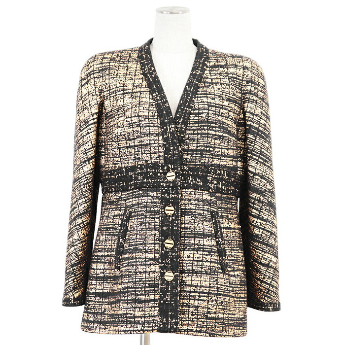 CHANEL // 98P ココマーク ツイード ロング ジャケット 楽天市場】未使用 タグ付き 正規 ブティック購入 CHANEL シャネル ﾛﾝｸﾞ