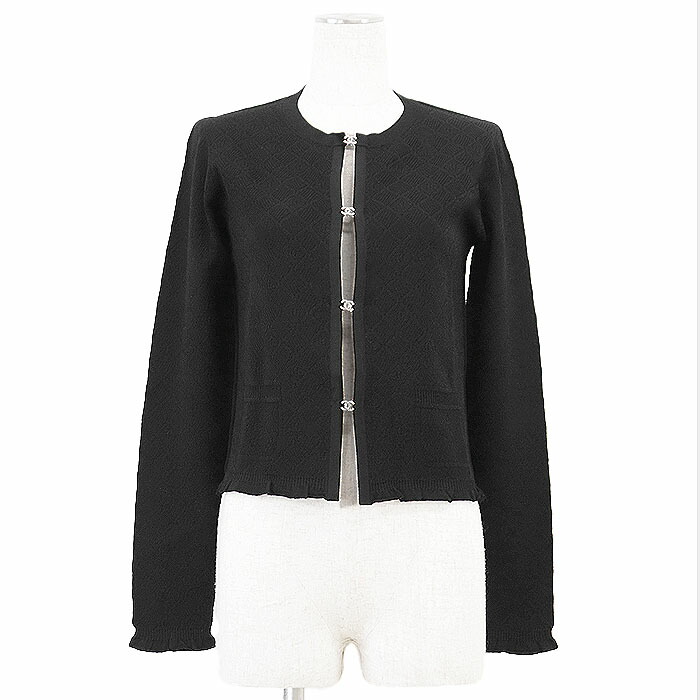 ★CHANEL★極美品★肉厚カシミヤ★COCO★ベルト付★ニットコート ☆CHANEL☆極美品☆肉厚カシミヤ☆COCO☆ベルト付☆ニットコート