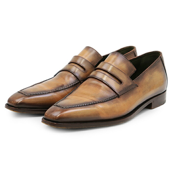 美品☆ ベルルッティ シューズ カリグラフィ ローファー 紳士 8 1/2 楽天市場】Berluti ベルルッティ ローファー サイズ:8