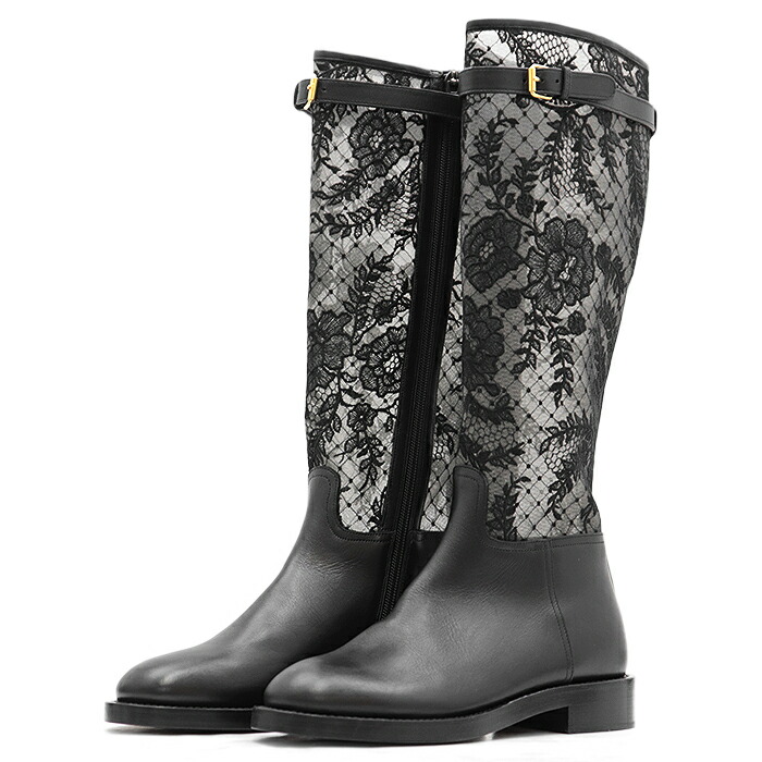 希少✨️クリスチャンディオール カットワーク ウィングチップミドルブーツ レザー 希少デザイン!!/美品】Christian dior クリスチャンディオール