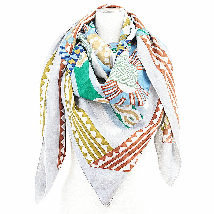 楽天市場】HERMES エルメス スカーフ カシシル 140×140 カレ ジェアン