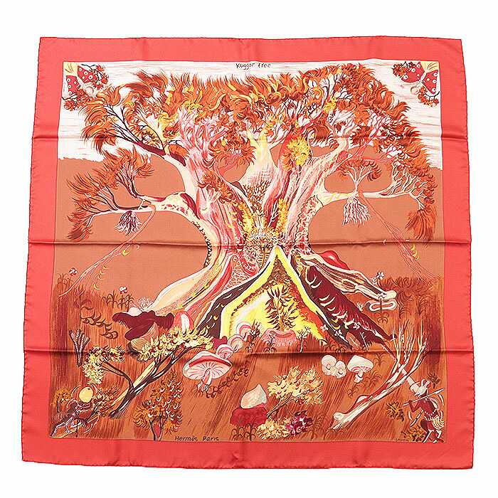 楽天市場】HERMES エルメス カレ140 レイラの庭 ブロック ナチュラル