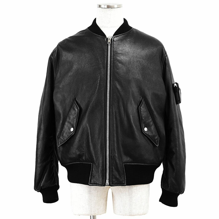 楽天市場】極美品 PRADA プラダ MA-1 ナイロンジャケット