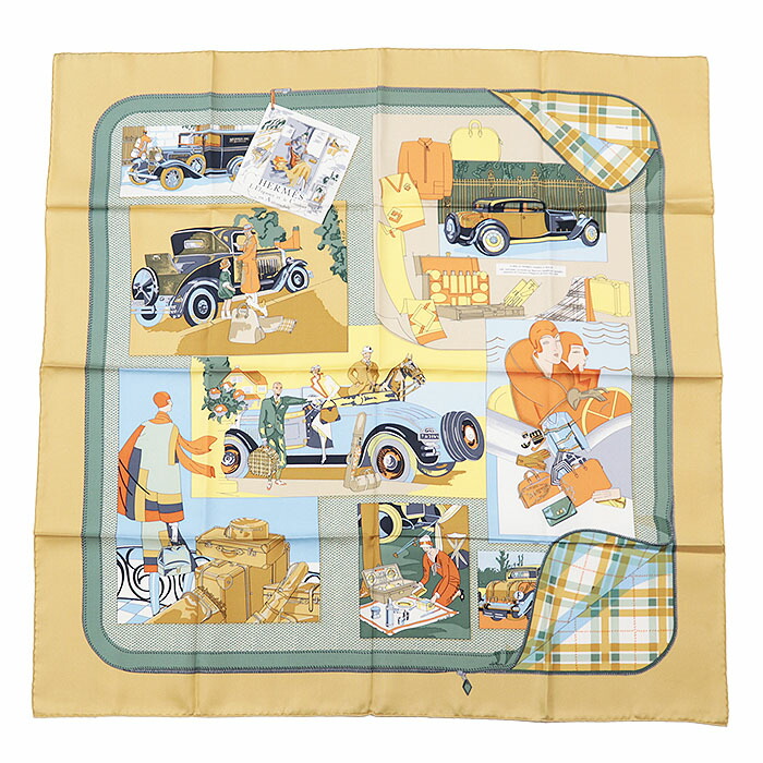 楽天市場】【HERMES/エルメス】カレ90/大判スカーフ automobile(オート