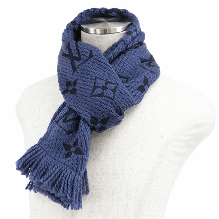 ルイヴィトン カシミヤ マフラー エシャルプ バローダ ストール ルイ