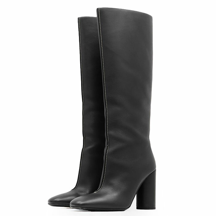 楽天市場】エルメス ロングブーツ フォリー 60 レザーブーツ