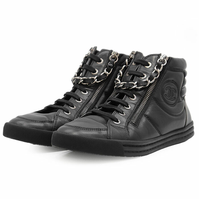 楽天市場】【美品】シャネル【CHANEL】レディース レザー スニーカー 楽天市場】【美品】シャネル【CHANEL】レディース レザー スニーカー