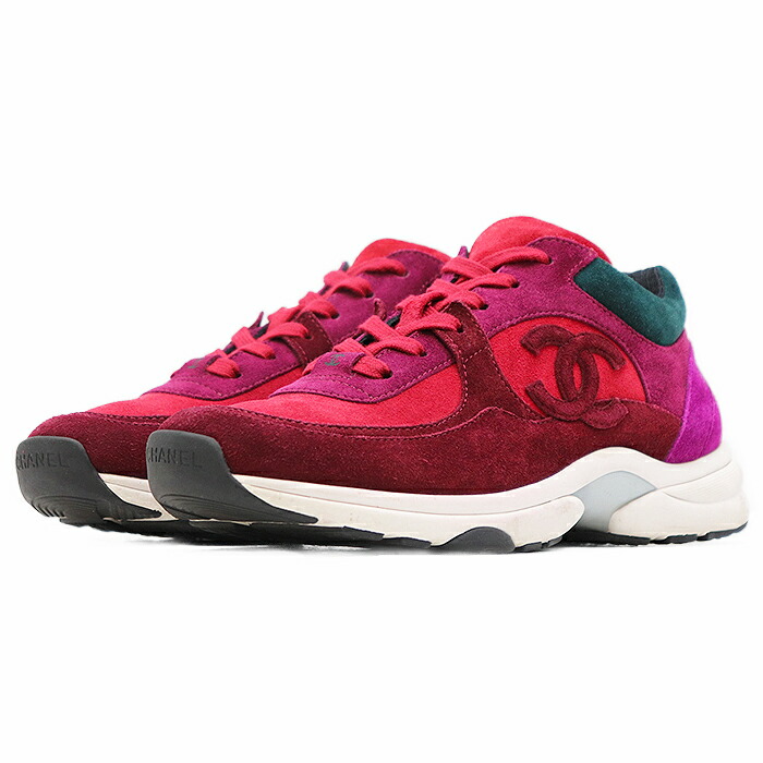 楽天市場】【美品】シャネル【CHANEL】レディース レザー スニーカー