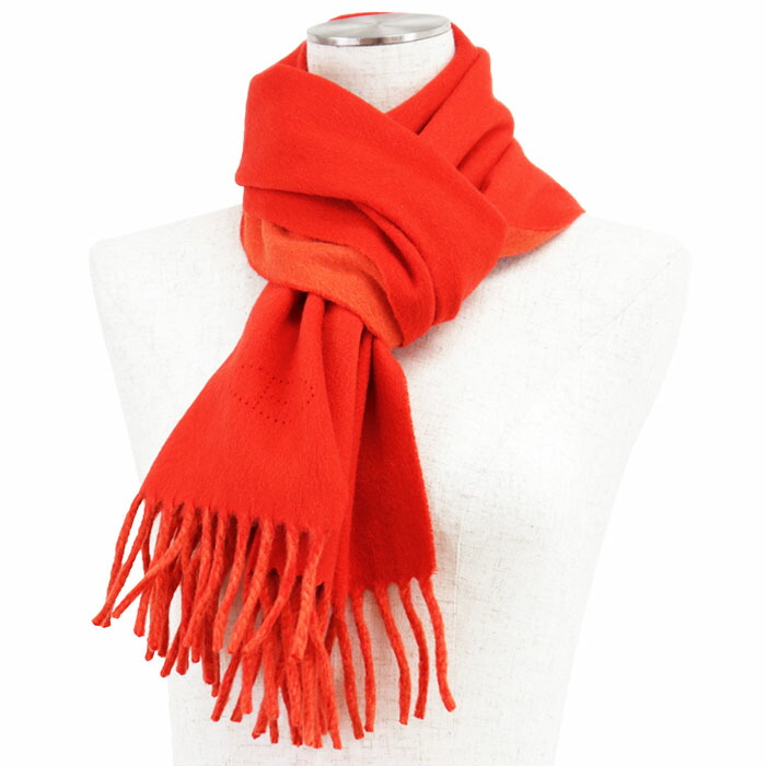 楽天市場】エルメス マフラー カシミア100% グレー オフホワイト