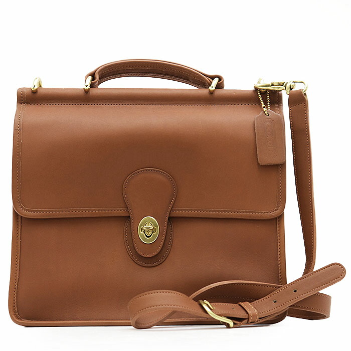 【新品同様】COACH オールドコーチ ヴィンテージ 1980’s ショルダーバッグ ハンドバッグ 2WAY レザー ターンロック 革 鞄 小物 ストラップ付属 レディース ブラウン 茶色 イギリス製 B4G-9927 ad306f07a97f1f3d48f9e37210e2c9