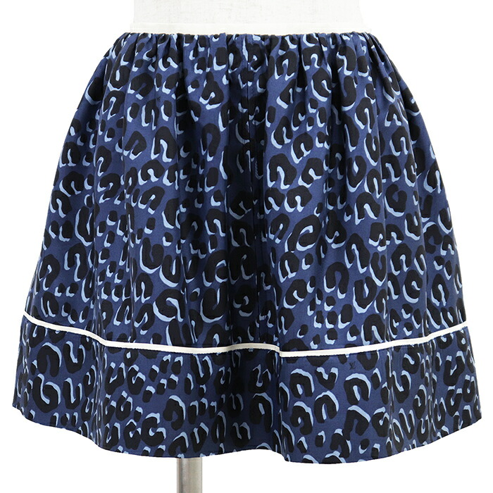 【SALE】LOUIS VUITTON ルイ・ヴィトン ミニスカート レオパード サイズ 36 レディース LVロゴ モノグラム シルクサテン ヒョウ柄 ショート ボトムス ブルー 青 イタリア製【中古】 14,058円