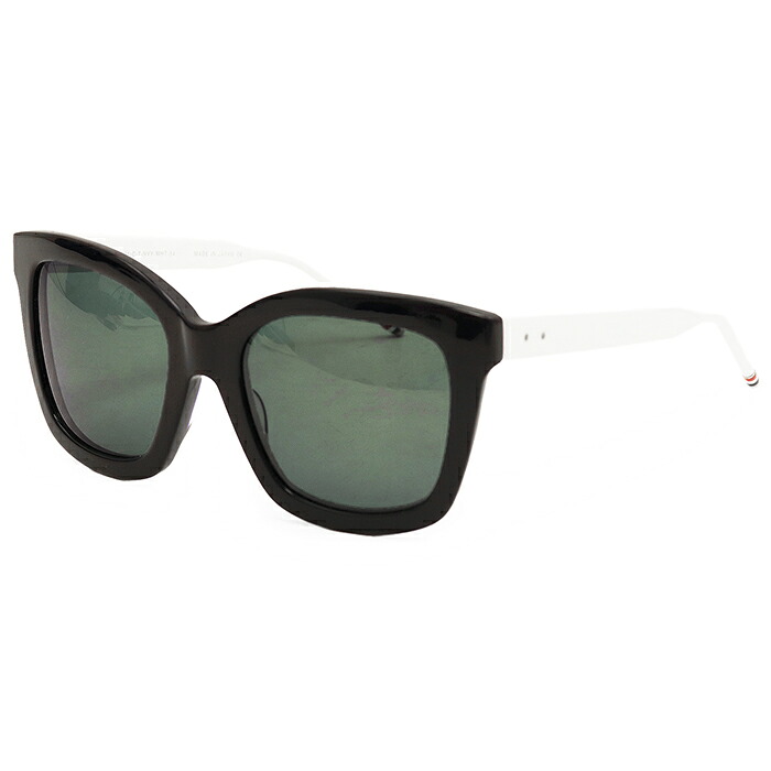 SALE【美品】THOM BROWNE トムブラウン サングラス サイズ 54□21-148 メンズ レディース ユニセックス TB-501-C シグネチャー トリコロールチップ 小物 ホワイト ネイビー 白 紺 日本製【中古】