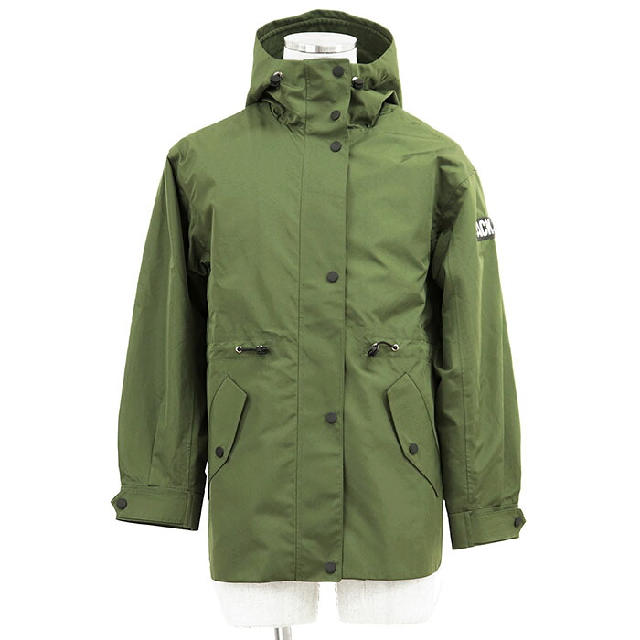 【極美品】Mackage マッカージュ 上衣 パテッド 大きさ S/P メンズ ロゴタイプ 名取り草 ラインドライブ取りはらい可 2WAY 捉え所の無い外殻 ボンネット バイ色合い マウンテンパーカ レインウェア 撥水溶性 再利用ポリ 中綿 アウター カーキ オレンジ色 オレンジ色 イタリア共和国製【中古】