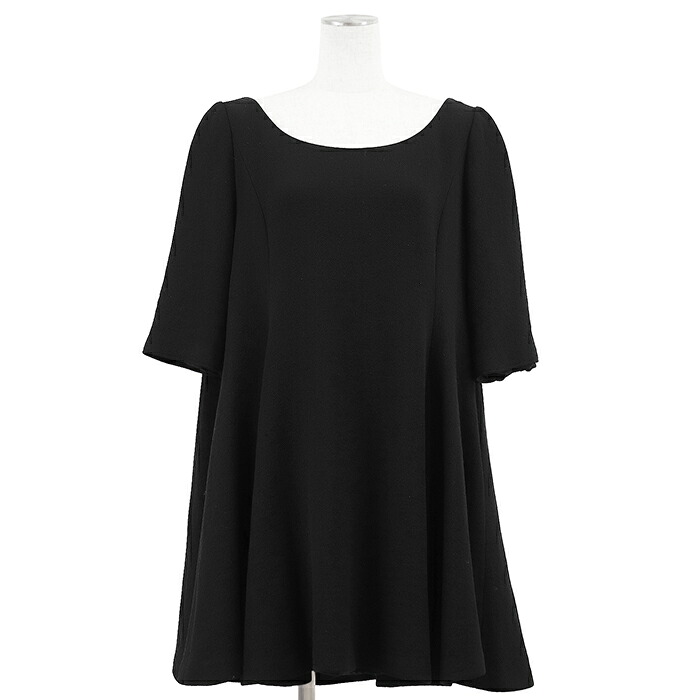 Christian Dior ディオール 衣装 大きさ 44 レディース A生産ライン うしろ側チャック 二分の一捩り 羊毛100％ お召しもの 黒いこと 黒 フランス共和国製 7E21637A1106【中古】