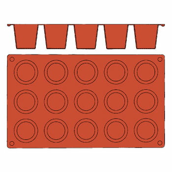 楽天市場】フッ素加工 ダリオール型 ゴーベル ＃229810 お菓子 空焼き