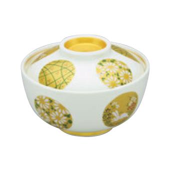 ｱﾙｾﾗﾑ強化食器 金彩丸紋蓋物 EC3-46【鉢】【蓋付】