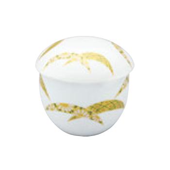 ｱﾙｾﾗﾑ強化食器 金彩扇むし碗 EC4-77【茶碗蒸】【蒸し碗】