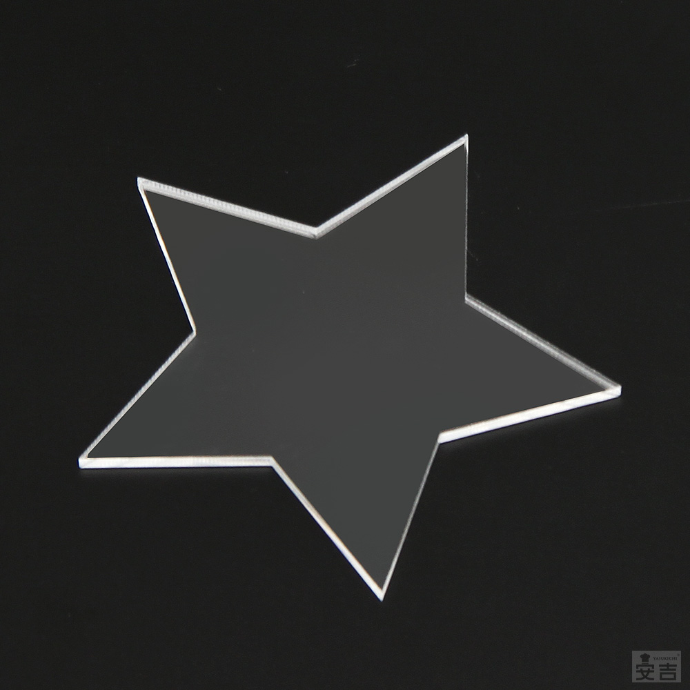 楽天市場】【送料無料】アクリル 星 60mm(6cm)×2.5mm【メール便