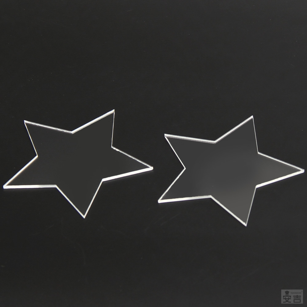楽天市場】【送料無料】アクリル 星 [2枚セット] 100mm(10cm)×2.5mm