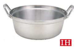 マイはやりっ児ＩＨ一皿分の料理鍋 30糎【IH相応う】【電磁膳立て器相応う】【両手なべ】【御役目用鍋】【和鍋】【一皿分の料理鍋】【北陸アルミニウム】【IH相応う】【御役目用】