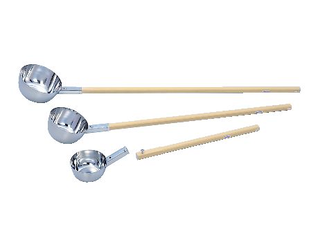 18-8 ひしゃく 抗菌角柄用 Φ210粍【杓用柄】【ひしゃく用柄】【ステンレス鋼】【ハセガワ】【抗菌】【お勤め用】 キッチン用品・食器・調理器具-ざる-調理器具