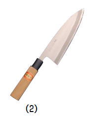 堺菊守 請合(PC柄) (2)出刃 150mm【庖丁 業務用ナイフ 和包丁】【片刃】【業務用】