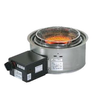 焼物 コンロ KR-KAD (ガス種：都市ガス) 13A【代引き不可】【業務用ガスコンロ】【焼肉コンロ】【焼き物コンロ】【業務用】｜OPEN キッチン