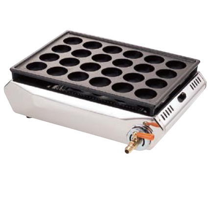 楽天市場】たこ焼器 24穴T-24 (ガス種：プロパン) LP【たこ焼き