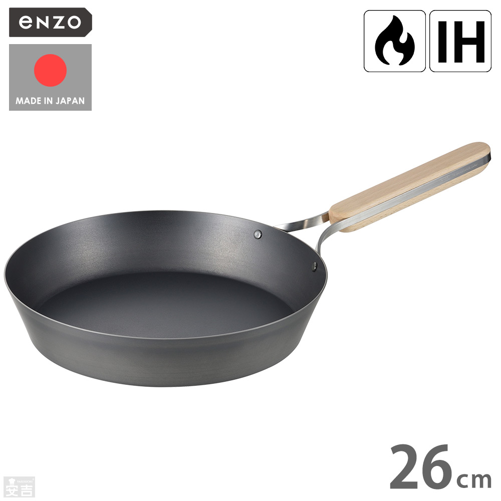 未使用エンゾウ フライパン 28cm 鉄 鉄鍋 中華鍋 IH対応 おまけつき 楽天市場】【レビュー特典付き】 中華鍋 鉄製 28cm enzo IH対応