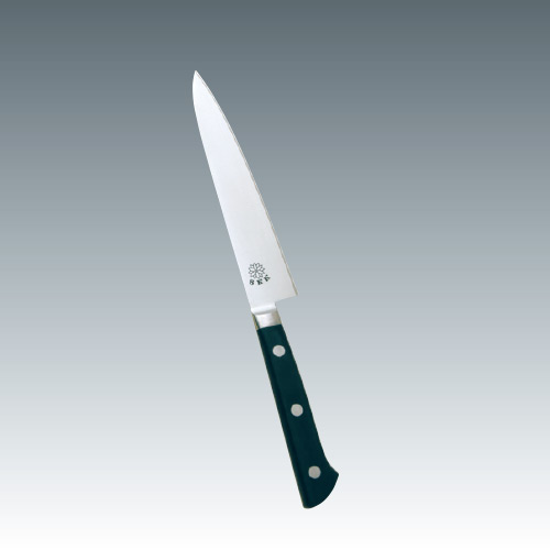 堺菊守SKKバナジウム鋼（口金付・本刃付加工）　ペティナイフ150mm【庖丁 業務用ナイフ 洋包丁】【堺菊守】【業務用】