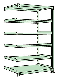 【個人宅配送不可】中量棚BW型アイボリー BW-3166R【代引き不可】|OPEN キッチン