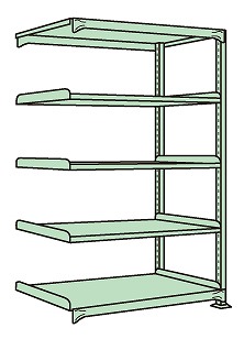 【個人宅配送不可】中量棚ＢＷ型アイボリー BW-2365R【代引き不可】｜OPEN キッチン