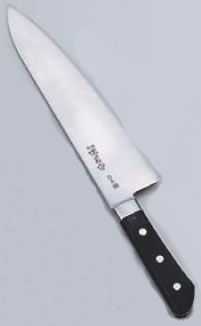 堺菊守日本鋼(口金付) 洋出刃(両刃) 24cm【業務用包丁】【洋包丁】【キッチンナイフ】【洋食包丁】【業務用】 14,840円