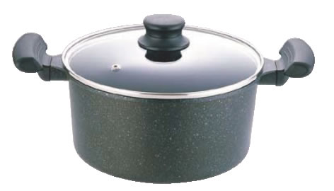 IH ﾃﾌﾛﾝﾏｰﾌﾞﾙｺｰﾄ 両手鍋 20cm【アルミ両手鍋】【電磁調理器対応】【IH対応】【業務用鍋】【テフロン加工】【アルミキャスト】【業務用】