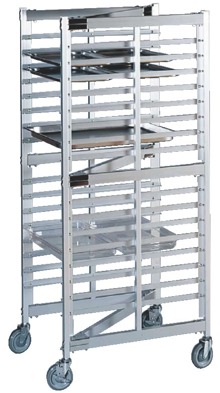 楽天市場】SAｱﾙﾐ製 Z型ﾎﾃﾙﾊﾟﾝﾗｯｸｶｰﾄ 大 【代引き不可】【カート ラック