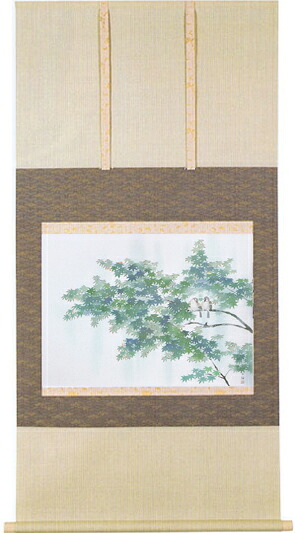 掛け軸『緑雨』（りょくう） 横山大観