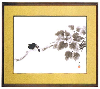渋谷栄一 『花の祈り』銅版画 50部限定 ◇春陽会、日本版画協会、全道展会員 渋谷栄一「教会のある丘」銅版画 絵画買取・販売の小竹美術