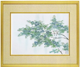 日本画・日本画家・『緑雨』限定版/横山大観シルクスクリーン・特別限定工藝画・贈答品・お祝いの品・長寿祝い・引越祝い・開業祝い・開院祝い・誕生日・新築祝い|オペラギャラリー