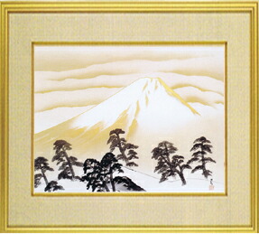 楽天市場】横山大観 「 夜桜 」( 左隻 ) 彩美版 シルクスクリーン 併用