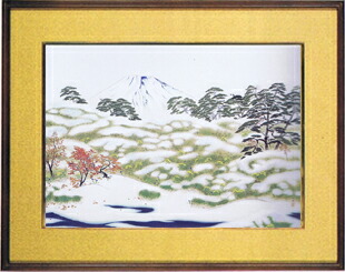 日本画 楽天市場】高橋 天山（旧雅号：秀年）「富貴花」日本画10号共