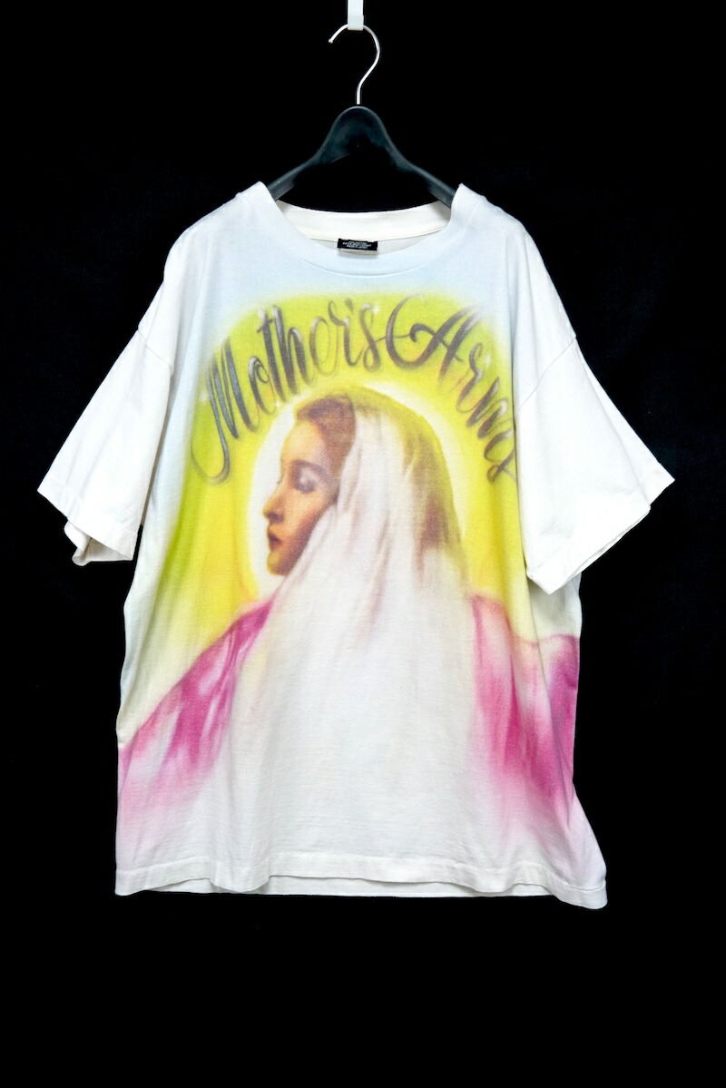SAINT MICHAEL SAINT Mxxxxxx hug TEE WHITE セントマイケル ハグ プリントTシャツ ホワイト XLサイズ SM-S21-0000-002【中古】コンディション 