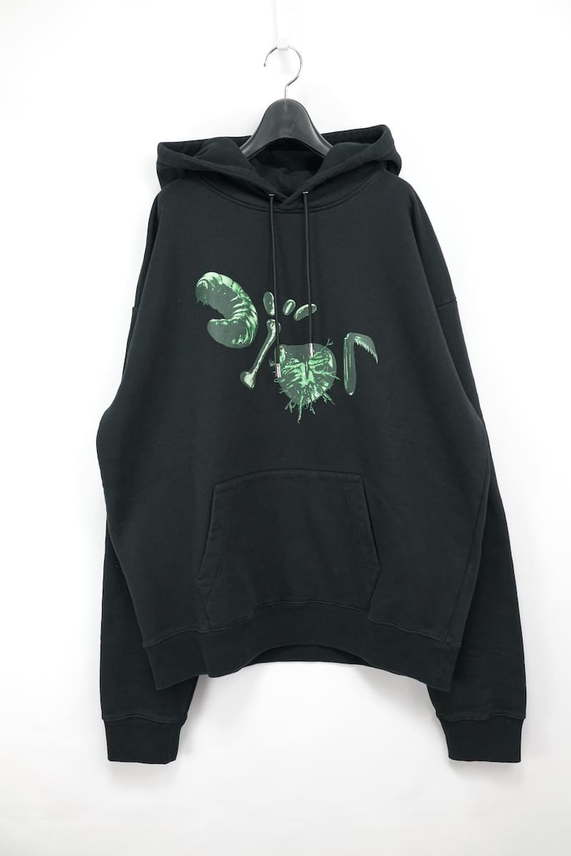 22AW DIOR Travis Scott Cactus Jack KIM JONES ディオール トラヴィススコット カクタスジャック パーカー 黒 XL XXL 283J678B0531【中古】