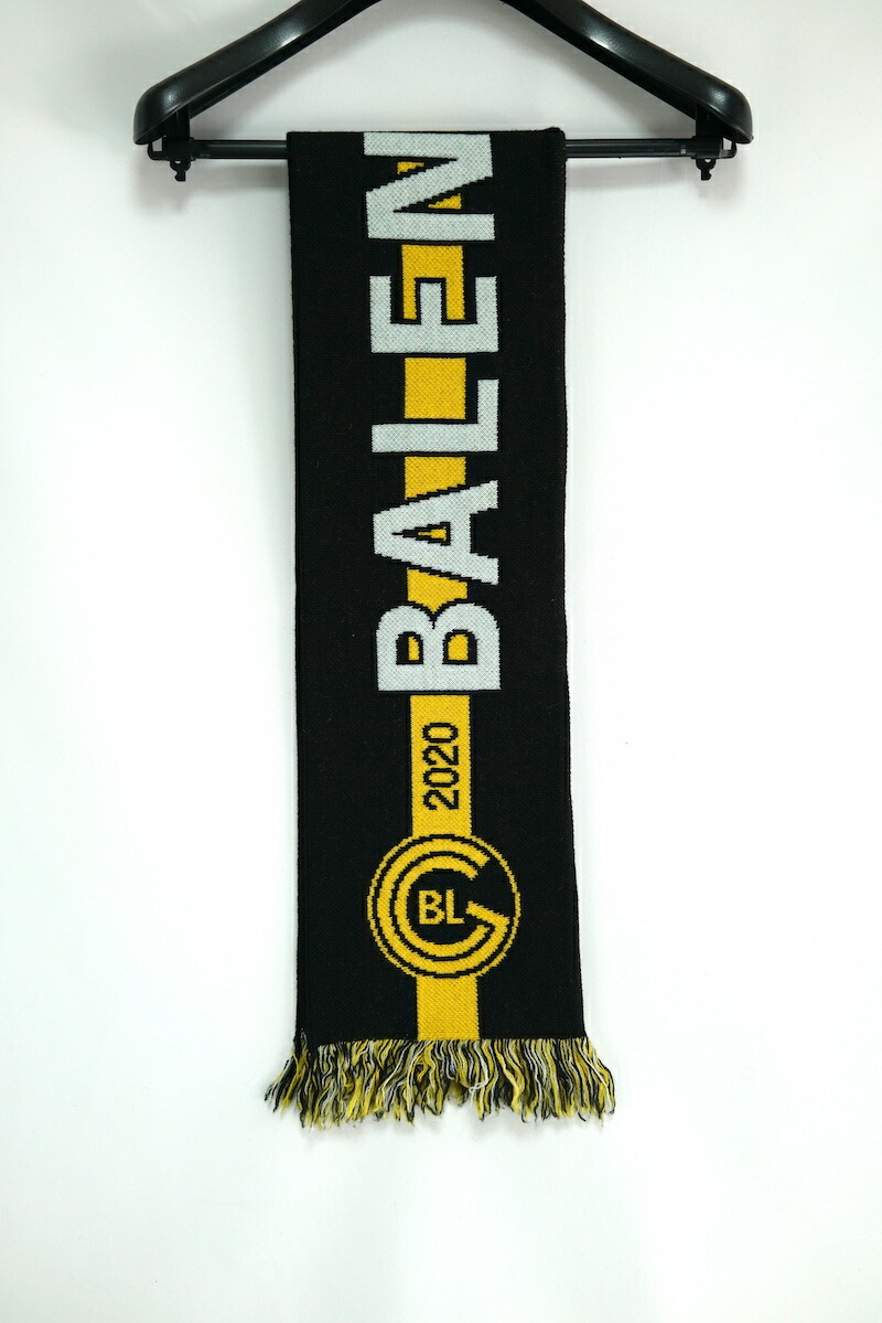 BALENCIAGA Soccer Scarf Black バレンシアガ サッカースカーフ マフラー ブラック アクリル ウール 640920【中古】新古品コンディション 当社が定める基準N ：未使用