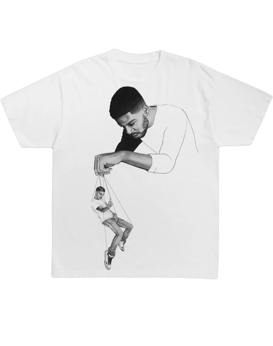 【国内配送】 海外限定！！Kid Cudi C/O Virgil Abloh ヴァージルアブロー Pulling Sings ブリング ストリングス T-Shirt Tシャツ White