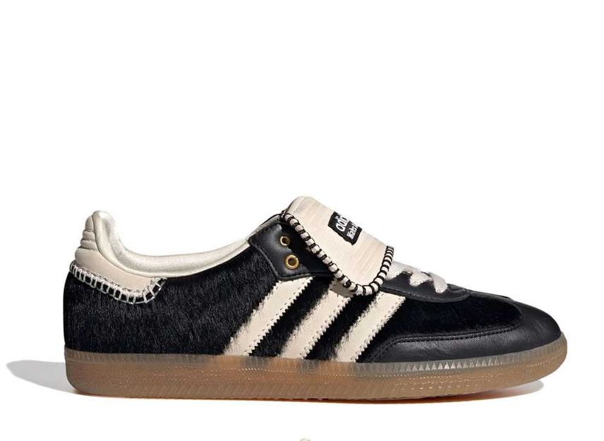 Wales Bonner adidas Samba Pony Tonal Low Core Black/Cream White ウェールズ・ボナー アディダス サンバ ポニー トーナル ロー コア