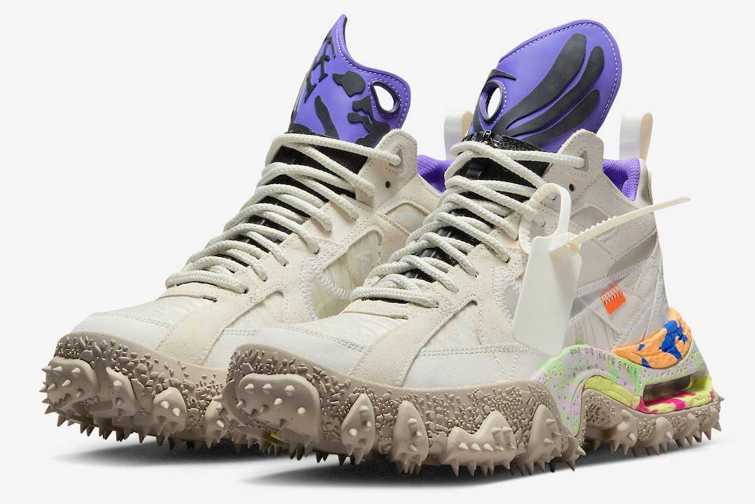Off-White × Nike Air Terra Forma Summit White And PSYCHIC PURPLE