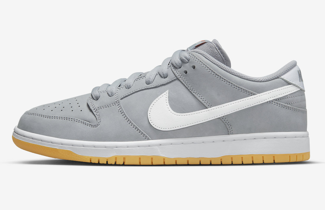 Nike SB Dunk Low Orange Label Grey Gum ナイキ SB ダンク ロー オレンジレーベル グレーガム DV5464-001【中古】新古品
