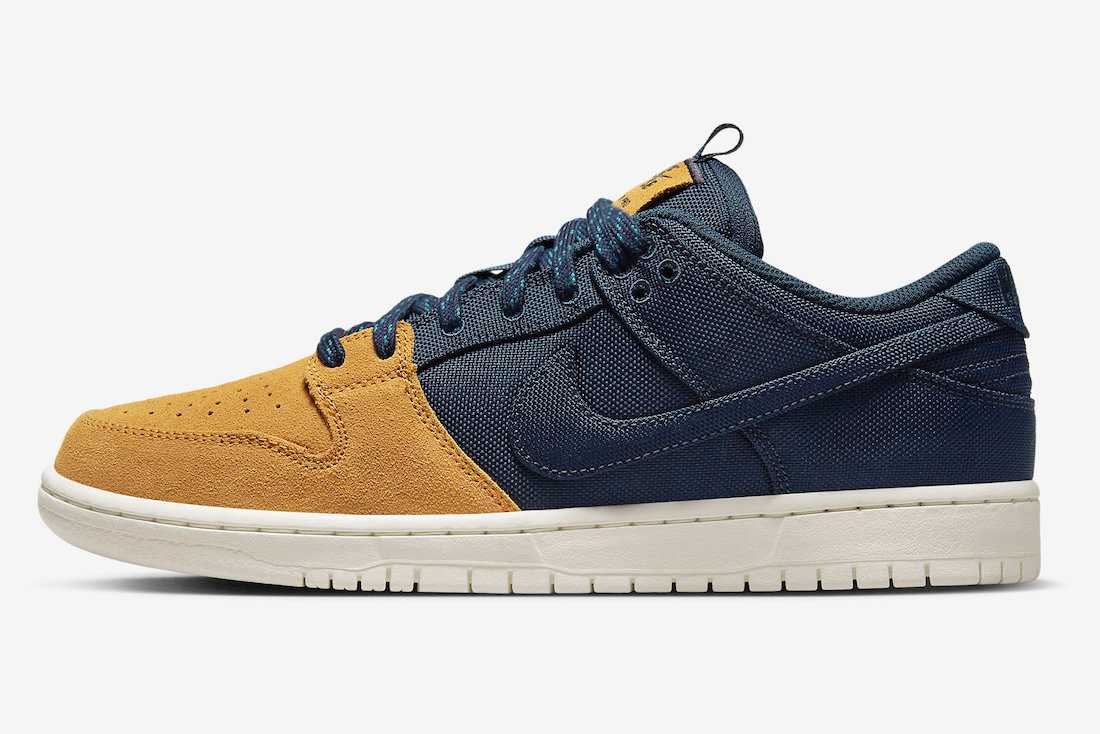 Nike SB Dunk Low Desert Ochre and Midnight Navy ナイキ SB ダンク ロー デザートオークル アンド ミッドナイトネイビー DX6775-400【中古】新古品｜OPINION COSMETIC