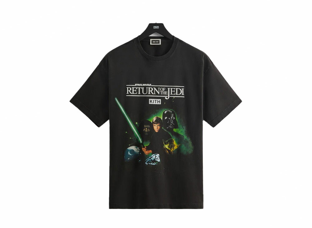 Kith スター ウォーズ ビギニング ヴィンテージ Tシャツ XL Kith × スター・ウォーズ ヨーダ ヴィンテージ Tシャツ ブラック