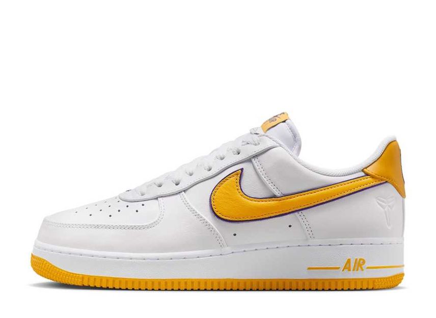 Kobe Bryant Nike Air Force 1 Low Retro QS Varsity Maize and Varsity Purple コービーブライアント ナイキ 空軍1 置き目 レトロ QS バーシティメイズ アンド バーシティパープル FZ1151-100【中古】新古品
